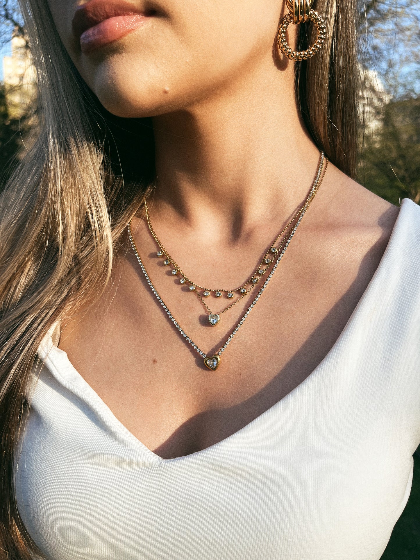 Dua Tennis Necklace